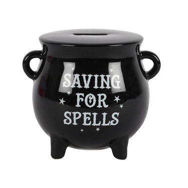 Saving for Spells Cauldron Money Box